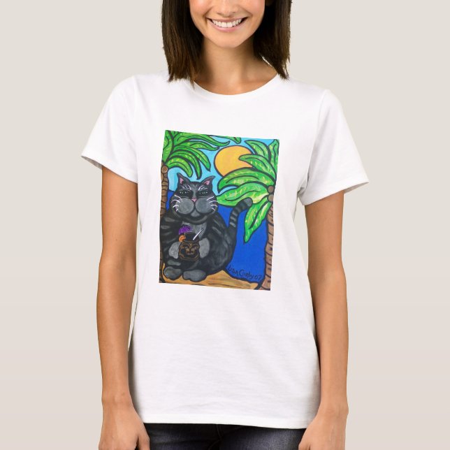 T-SHIRT CAT DE TIKI (Devant)