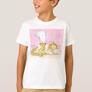 T-shirt CAT et papier hygiénique
