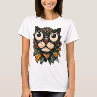 T-shirt Cat feuille