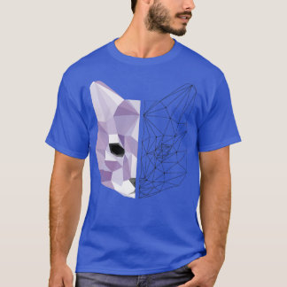 T-shirt cat géométrique 1