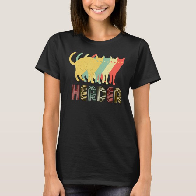 T-shirt Cat Herder (Devant)