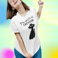 Cat Humour Pun Cattitude Pawsitive Citation