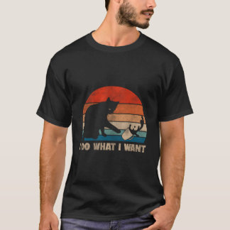 T-shirt Cat I Do W I Want Cat Cat Cat Humor Cat