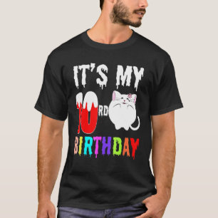 T-shirt Cat It My 10nd Birthday For Happy Birthday Women