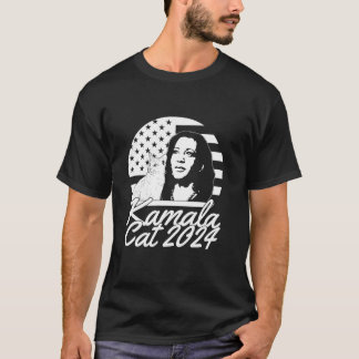 T-shirt Cat Kamala Harris 2024 Vote Pour Le Président Chil