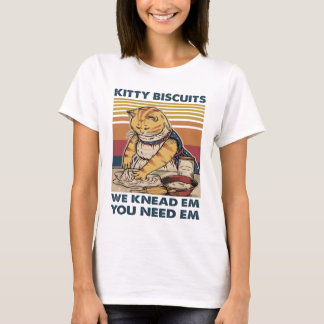 T-shirt Cat Kitty biscuits que nous connaissons vous avez 