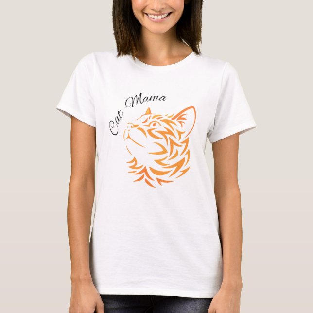 T-shirt Cat Mama (Devant)