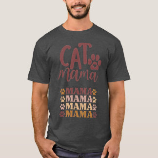T-shirt Cat Mama mignonne Amoureux de les chats amis