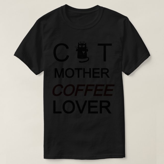 T-shirt Cat Mère Lover café 161 (Design devant)