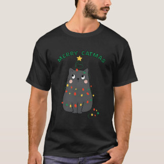 T-shirt Cat Merry Catmas
