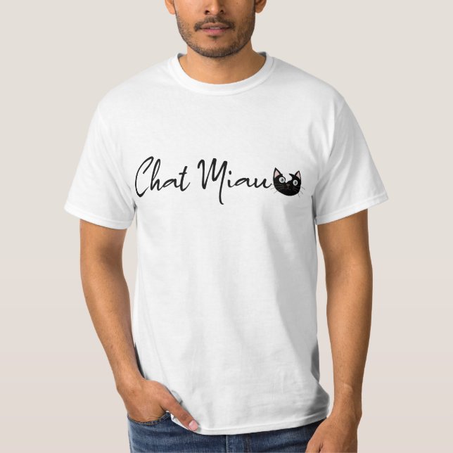 T-SHIRT Cat Miao Cat Head (Front)
