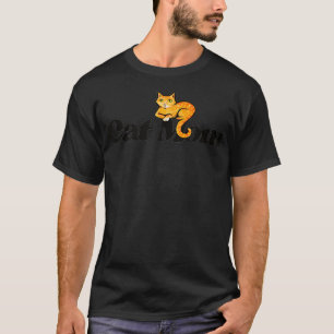 T-shirt Cat Mom Caturday Designs Fun Orange Tabby Débardeu