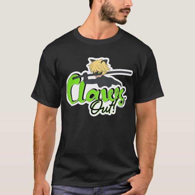 T-shirt Cat Noir | Claws Out ! (Devant)
