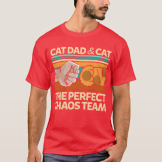 T-shirt Cat Papa Chats Famille cadeaux