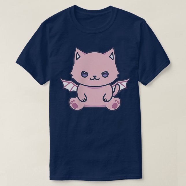 T-shirt Cat Pastel Goth Cute Kawaii Aesthetic Lover Owner  (Design devant)