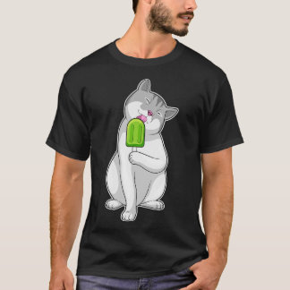 T-shirt Cat Popsicle