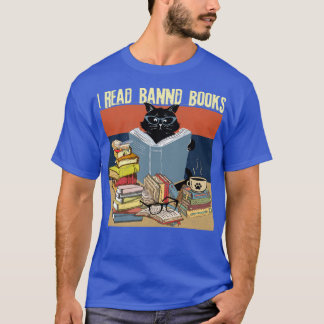 T-shirt Cat Read Banned Books