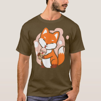 T-shirt Cat Sipping Boba Bubble Tea Anime Kawaii pour fill