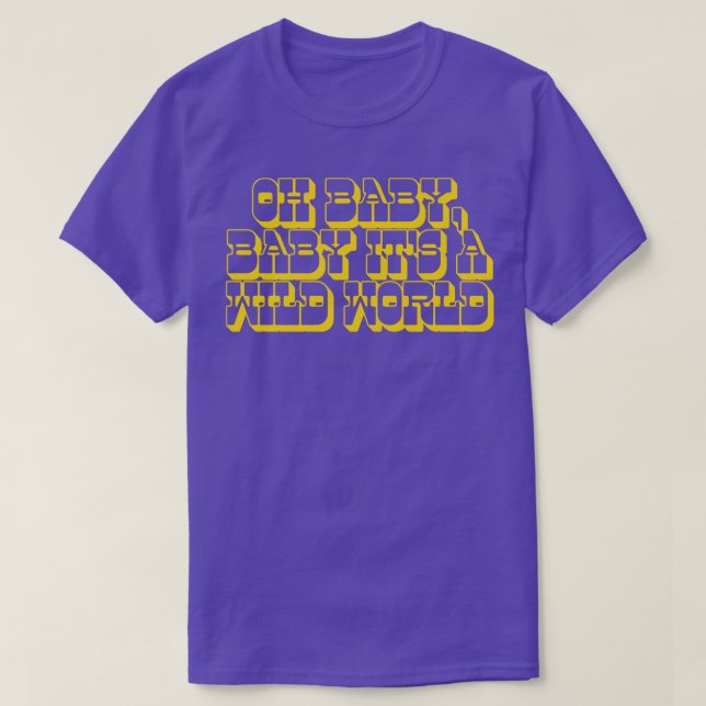 T-shirt Cat Stevens Wild World 1 (Design devant)