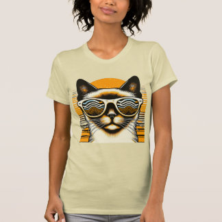 T-shirt Cat Sun