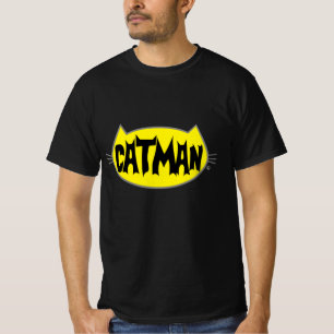 T-shirt Cat T Shirt style rétro CATMAN