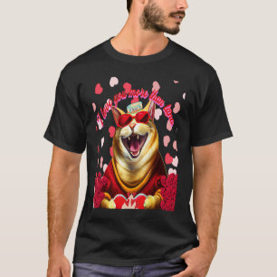 T-shirt Cat Valentine Je t'aime plus que le thon Valentine