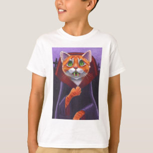 T-shirt Cat Vampire Orange Tabby