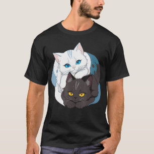 T-shirt Cat Yin Yang