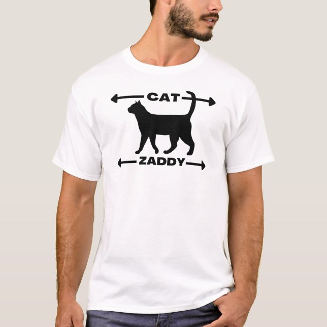 T-shirt "Cat Zaddy" T - Chemise (Devant)