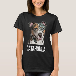 T-shirt Catahoula Leopard Chien Art Amateurs De Animaux Po