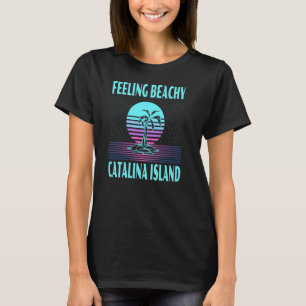 T-shirt Catalina Island Vacances Cool Palm Tree