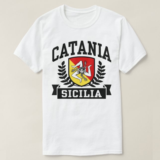 T-shirt Catania Sicilia (Design devant)
