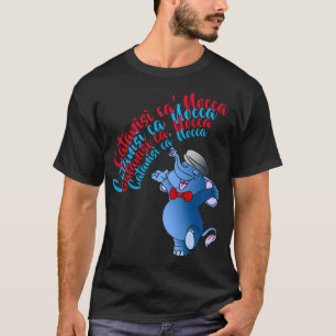T-shirt Catanisi ca' Nocca magico Elefante 