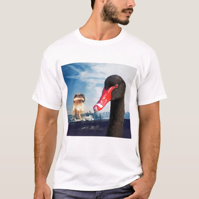 T-shirt Catastrophe du cygne noir (Devant)