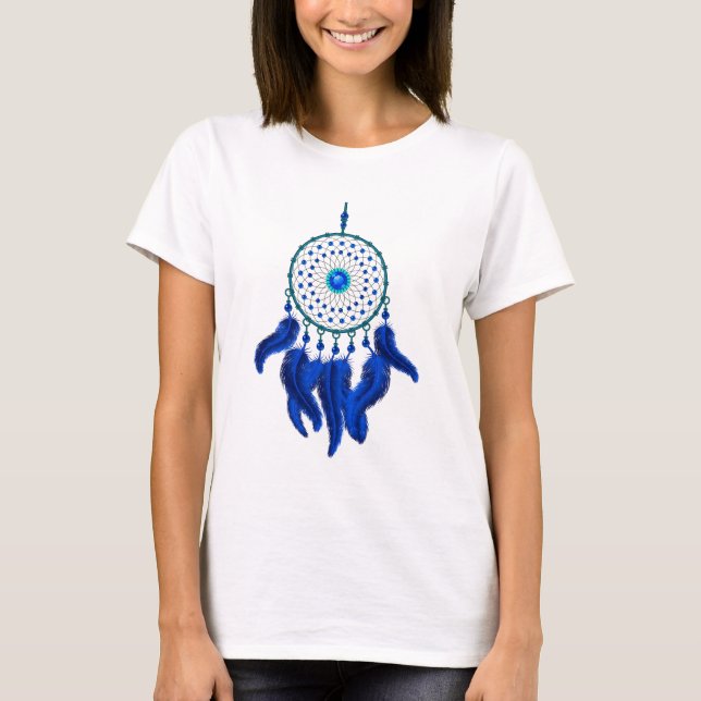 T-shirt Catcher de rêve bleu (Devant)