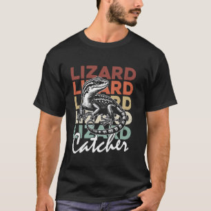 T-shirt Catcher professionnel Lizard Funny Retro Gecko Liz