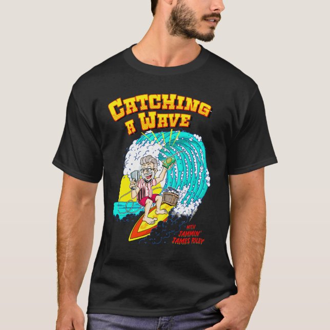 T-shirt Catching A Wave (Devant)
