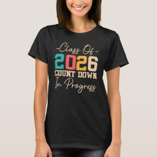 T-shirt Catégorie De 2026 Compter En Cours 2026 Graduati