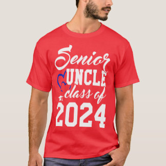 T-shirt Catégorie de Cadeaux seniors 2024 Funny Senior Unc