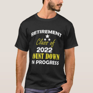 T-shirt Catégorie De Retraite De 2022 Compte À rebours Dan