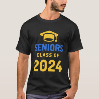 T-shirt Catégorie Des Aînés De 2024 Graduation 2024 P