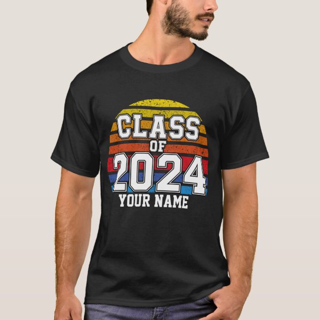 T-shirt Catégorie Retro Sunset 2024 (Devant)