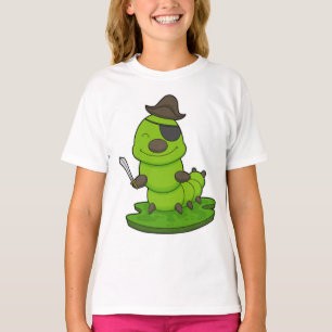 T-shirt Caterpillar as Pirate