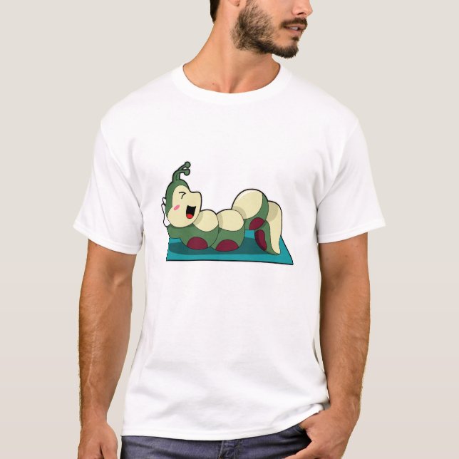 T-shirt Caterpillar at Fitness Workout (Devant)