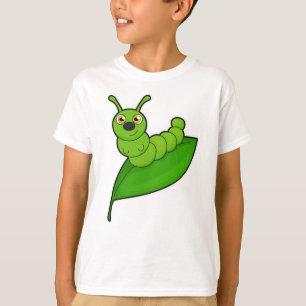 T-shirt Caterpillar avec feuille