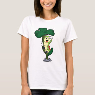 T-shirt Caterpillar avec feuille