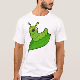 T-shirt Caterpillar avec feuille