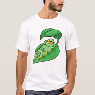 T-shirt Caterpillar avec feuille