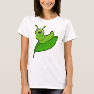 T-shirt Caterpillar avec feuille