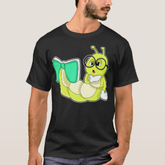T-shirt Caterpillar avec livre